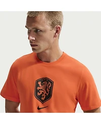 Nike Men's Orange Netherlands National Team Crest T-Shirt
