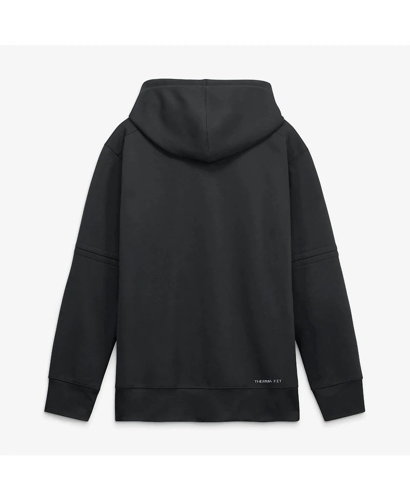 Nike Men's Black Cincinnati Reds Authentic Collection Therma-fit Hoodie