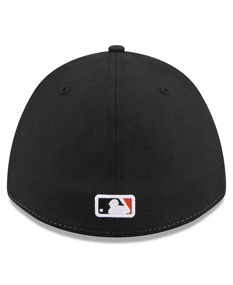 New Era Men's Gray/Black San Francisco Giants Player Replica Alternate 39THIRTY Flex Hat