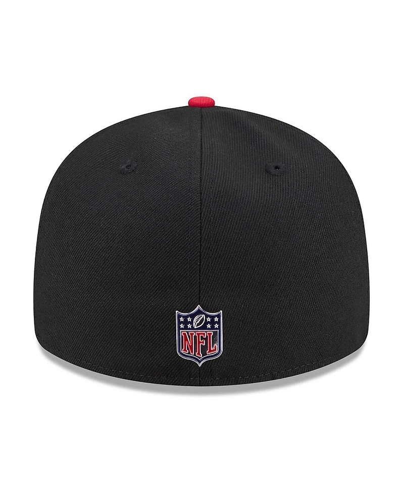 New Era Men's Black/Red Atlanta Falcons 2026 Nfl Draft Pre-Curved 59FIFTY Fitted Hat