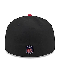 New Era Men's Black/Red Atlanta Falcons 2026 Nfl Draft Pre-Curved 59FIFTY Fitted Hat