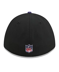New Era Men's Black/Purple Baltimore Ravens 2026 Nfl Draft 39THIRTY M-Crown Flex Hat