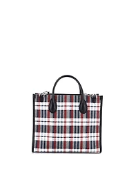 Pre-Owned Gucci Small Iccug Tote Embroidered Faux Raffia