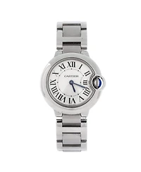 Pre-Owned Cartier Ballon Bleu de Cartier Quartz Watch in Stainless Steel 28mm