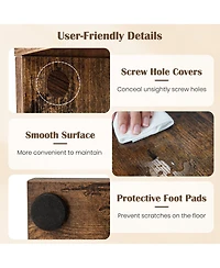 Gouun 7-Tier Open Display Bookshelf Rack for Home Office, 49.5 x 8.5 x 59