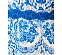 Adrianna Women's Printed Square Neck Jumpsuit