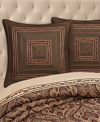 Five Queens Court Odette Woven Stripe Sham, European