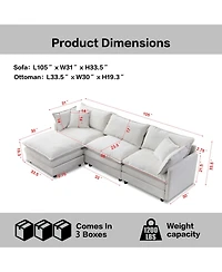 Rainsken Modular Sectional Sofa