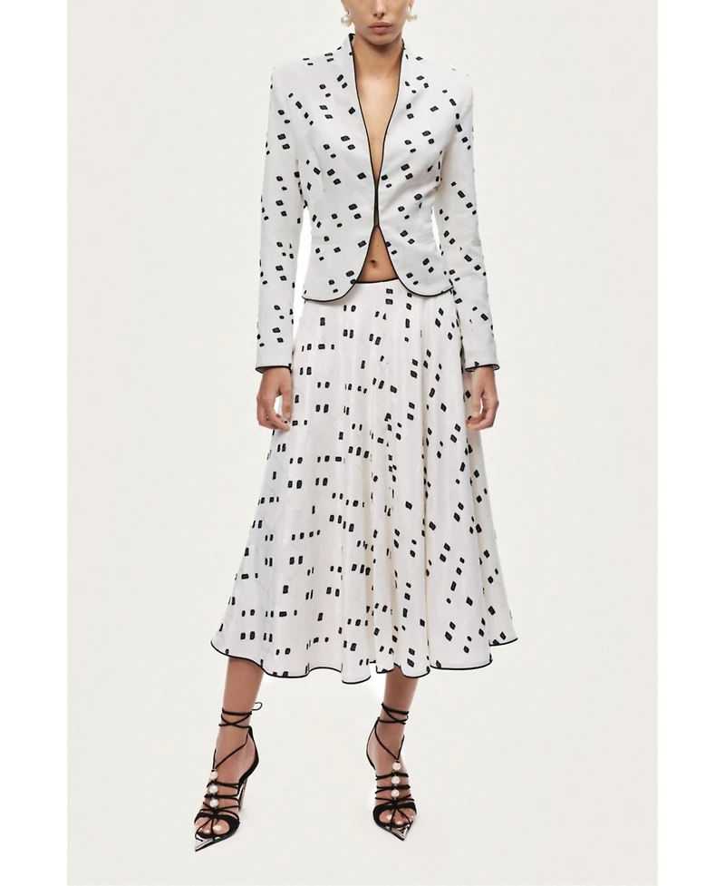 Nocturne Women's Printed Tailored Jacket