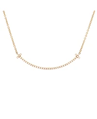 Pre-Owned Tiffany and Co T Smile Pendant Necklace