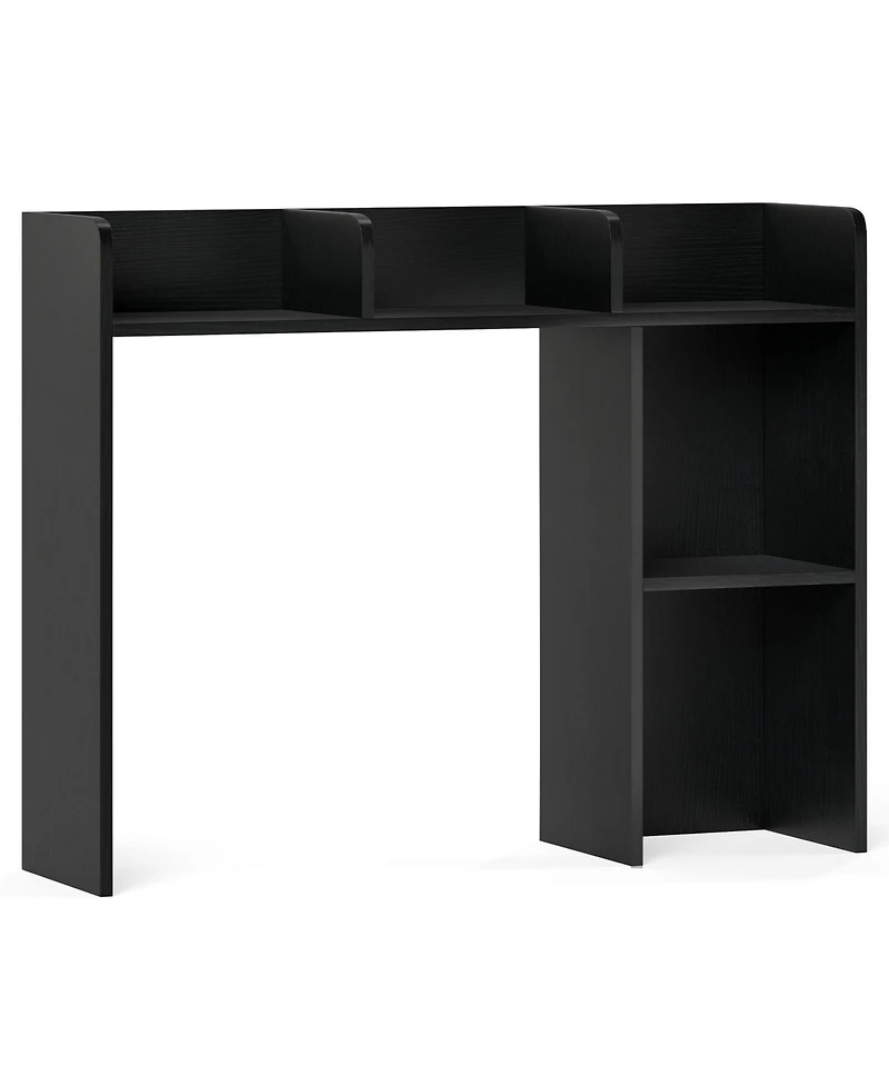 Gouun 3-Tier Desktop Bookshelf with 4 Shelves, 37 x 10 x 29