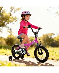 Slickblue Toddler Easy-Learn Bike with Detachable Training Wheels