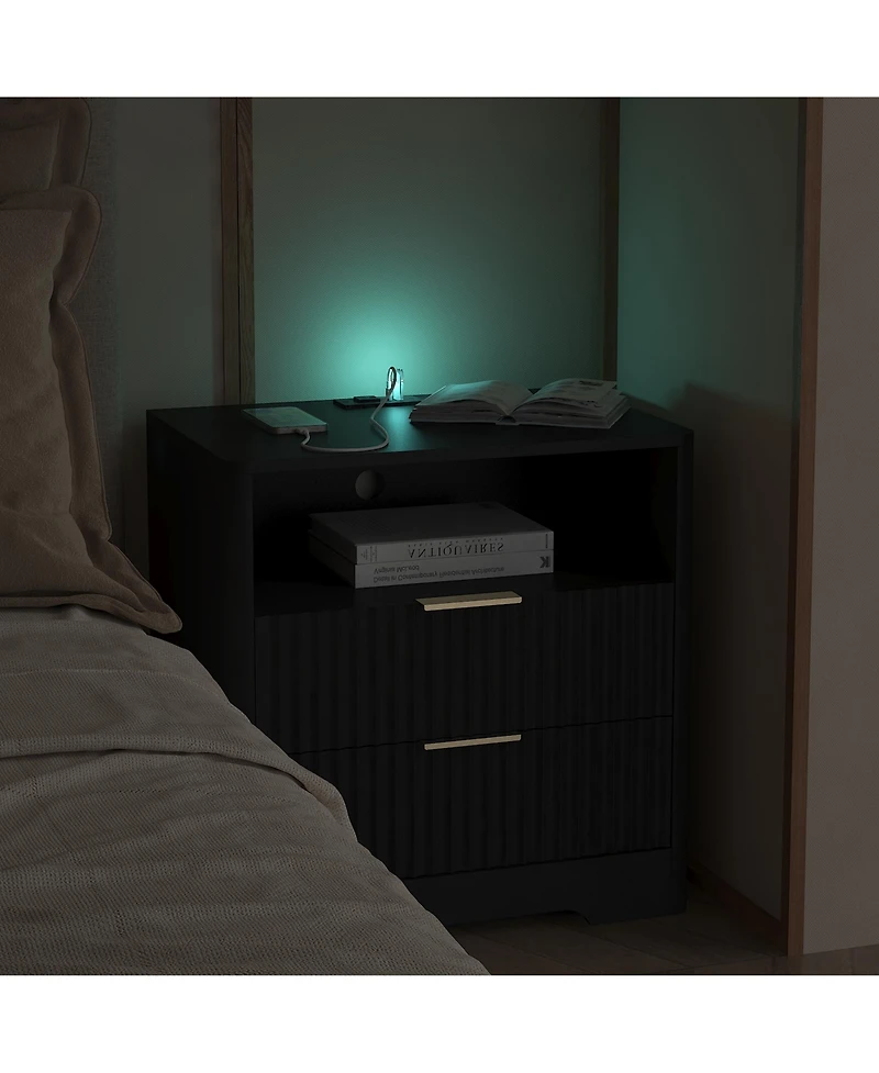 Rainsken Functional Bedside Cabinet