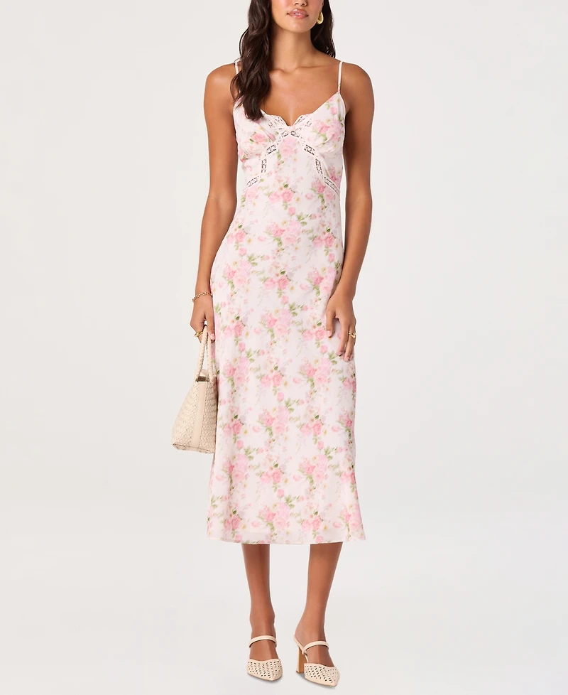 Astr the Label Women's V-Neck Sleeveless Dress