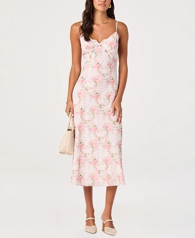 Astr the Label Women's V-Neck Sleeveless Dress
