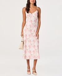 Astr the Label Women's V-Neck Sleeveless Dress