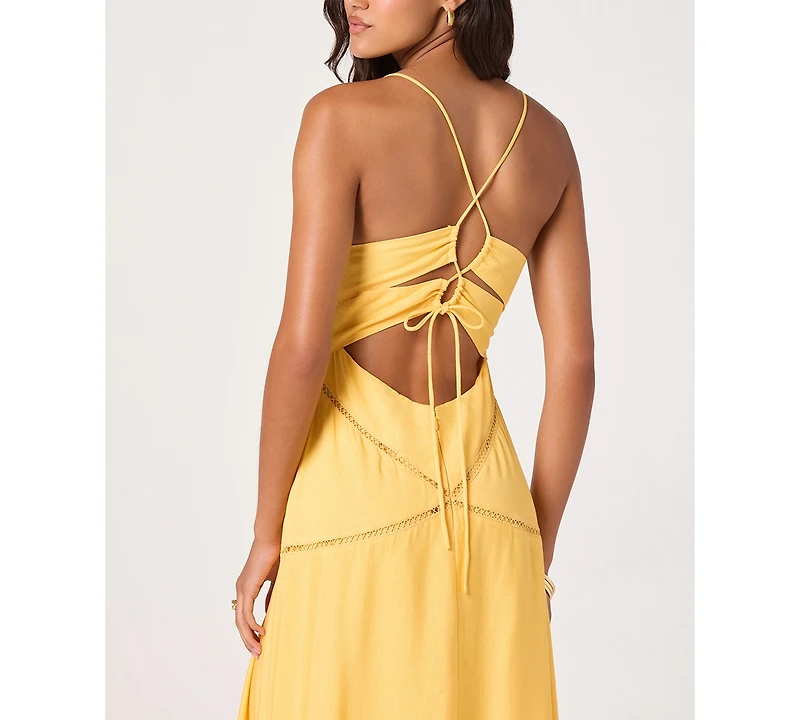 Astr the Label Women's V-Neck Sleeveless Dress