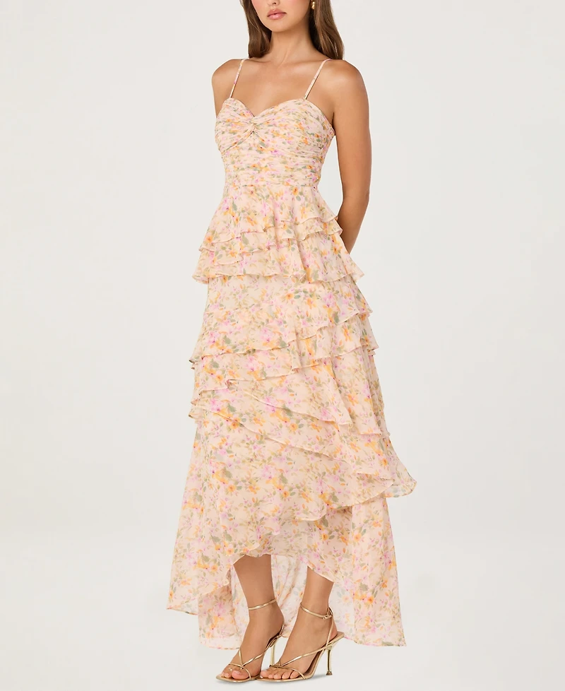 Astr the Label Women's Sweetheart Neck Dress