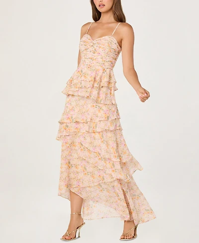 Astr the Label Women's Sweetheart Neck Dress