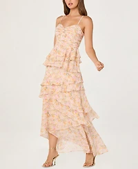 Astr the Label Women's Sweetheart Neck Dress