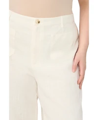 Vince Camuto Plus Front Patch Pocket Ankle Length Pants