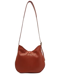 Arezzo Sabrina Small Leather Snap Button Crossbody Handbag