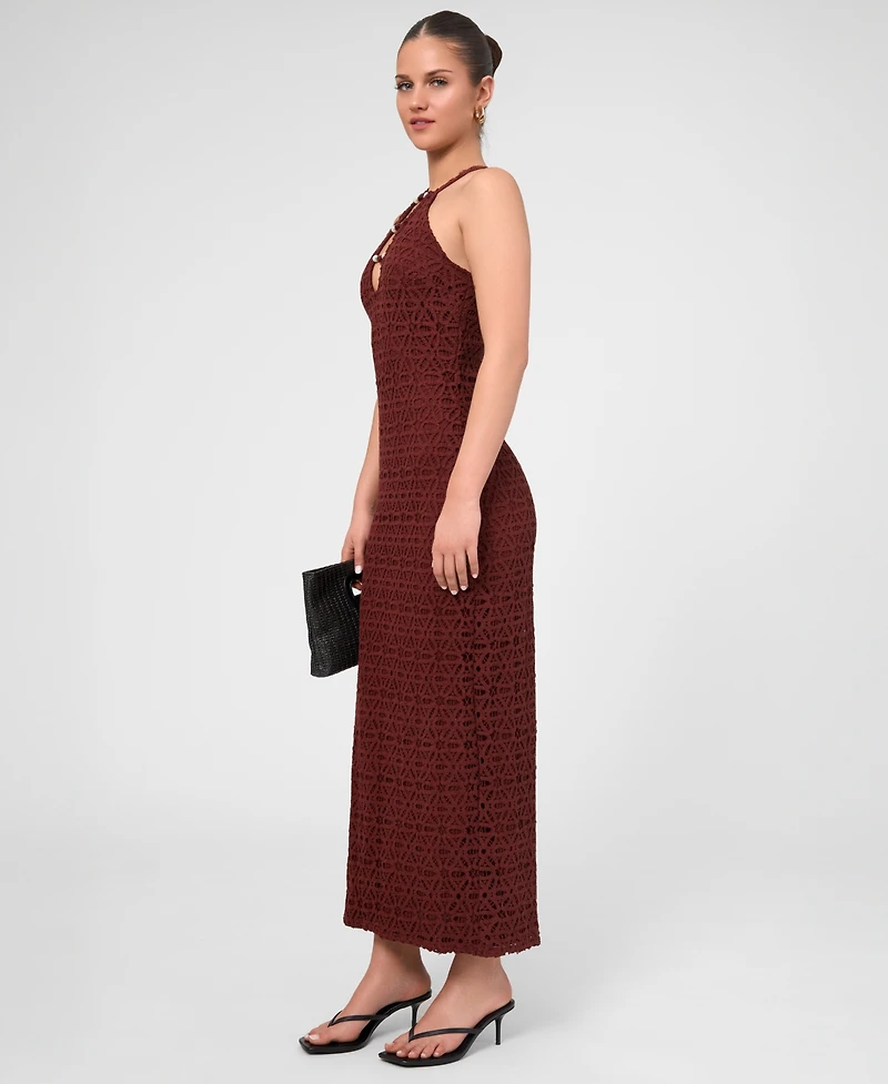 Rachel Roy Women's Aitana Crochet Midi Dress