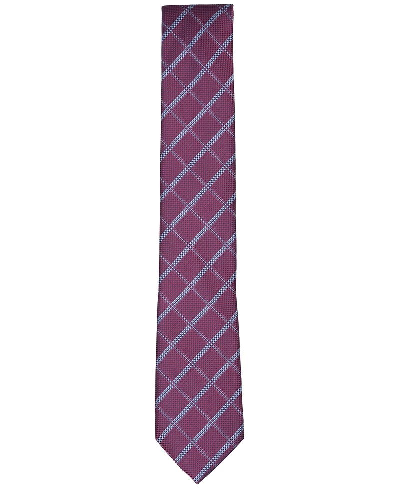 Alfani Men's Archer Plaid Tie, Macy's Exclusive