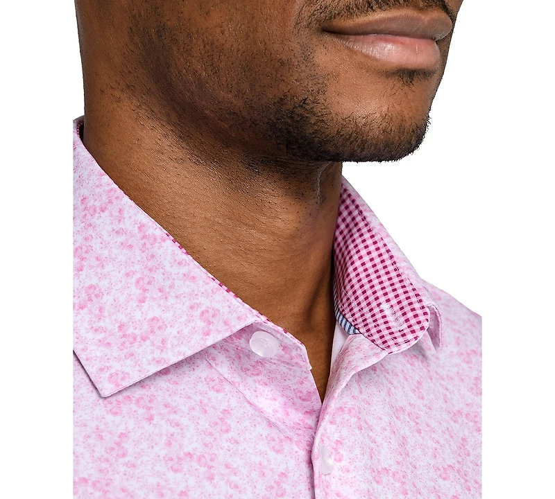 ConStruct Men's Slim-Fit Performance Stretch Comfort Dress Shirt