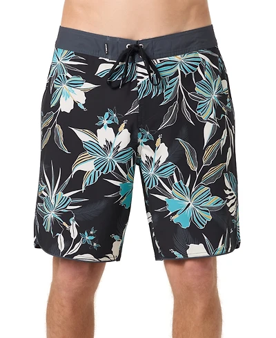 O'Neill Men's Hyperfreak Mysto Scallop Regular-Fit Board Shorts
