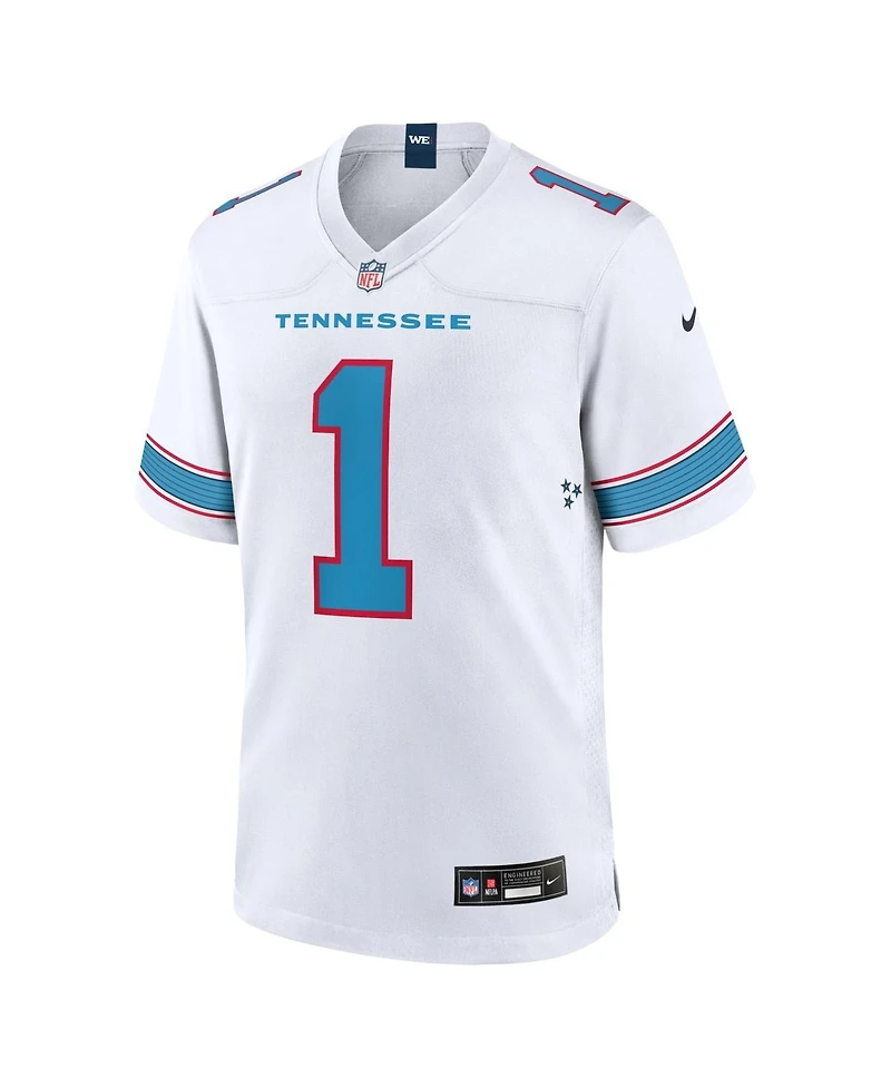 Nike Men's Cameron Ward White Tennessee Titans Game Jersey
