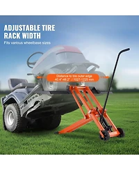 Sugift Lawn Mower Lift, 500 lbs Capacity, Hydraulic Jack for Riding Tractors