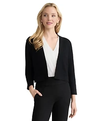 Jones New York Women's Cotton-Blend Cropped Shrug