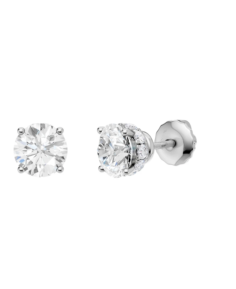 Macy's Diamond Stud Earrings (2 ct. t.w.) in 14k White Gold