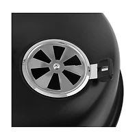 Artudatech Detachable Vertical Charcoal Smoker - Portable Bbq Grill with Thermometer and Adjustable Air Vent