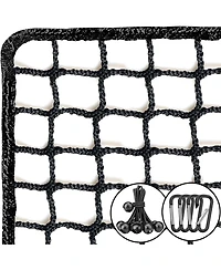 Aoligeijs Sports Netting - Heavy Duty Ball Net for Golf, Baseball, Hockey, Soccer