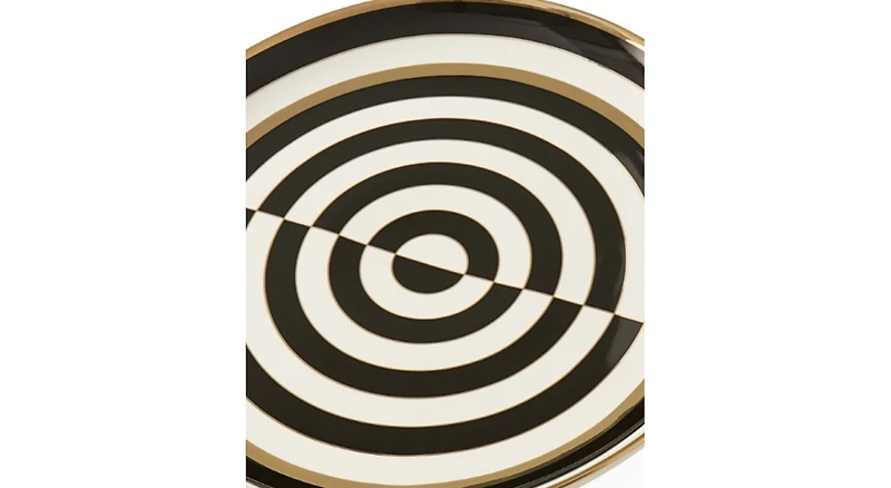 Jonathan Adler Op Art 13.7" Round Serving Tray