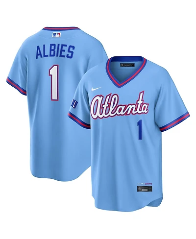 Nike Men's Ozzie Albies Powder Blue Atlanta Braves 2026 City Connect Stadium Jersey