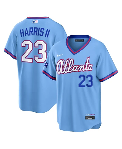 Nike Men's Michael Harris Ii Powder Blue Atlanta Braves 2026 City Connect Stadium Jersey