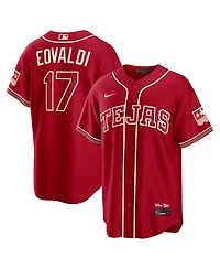 Nike Men's Nathan Eovaldi Red Texas Rangers 2026 City Connect Stadium Jersey