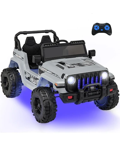 Slickblue Kids 12V Ride On Jeep with 2.4G Remote Control, Electric Car Toy