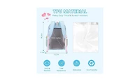 Urbanmax Clear Backpack for School Girls, Heavy Duty Tpu Transparent Stadium Events Approved, Bookbag