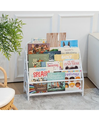 Momiji Elena Handcrafted Rattan Montessori Kids Bookshelf