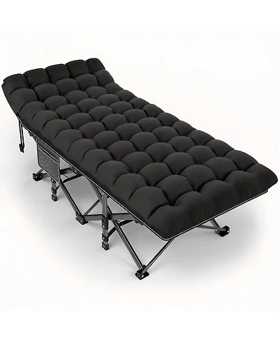 Gnuadz Camping Cot Portable Foldable Bed Mattress Outdoor Recreation Gear