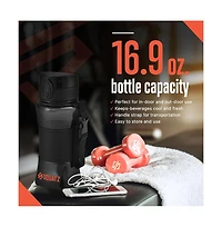 Squatz 500ml Sports or Shake Water Bottle with Strainer