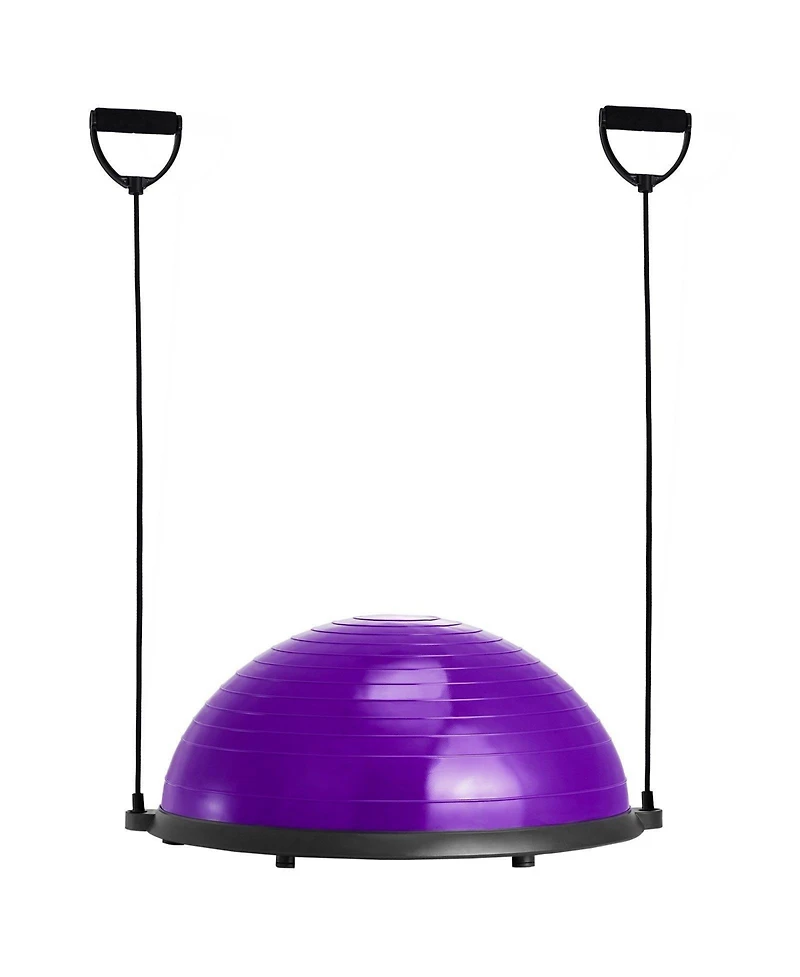 Mecale Half Balance Ball Trainer 660 lbs with Resistance Bands