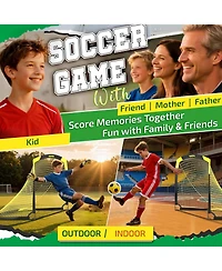 Bearwill 7x5 Ft Portable Soccer Goal Youth Players Ages 6 14 Large Frame Design Built for Long Term Development Easy Setup Park School Training