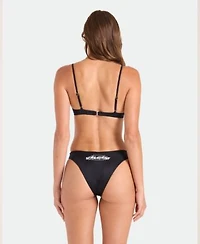 Volcom Womens Legacy Drop Scoop Neck Bikini Top Pull On Bottoms