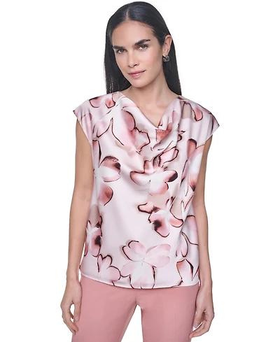 Calvin Klein Women's Cowl Neck Blouse