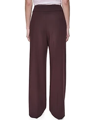 Calvin Klein Women's Mid Rise Wide Leg Pants